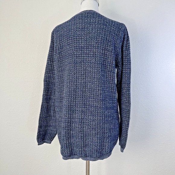 JEANNIE PIERRE  Womans Knit Sweater XL Blue Long Sleeve Crew Neck Pull Over NWT - Picture 5 of 14